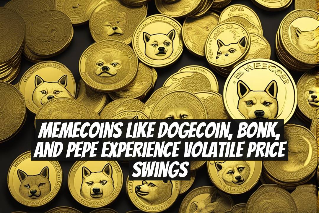 Memecoins like Dogecoin, Bonk, and Pepe experience volatile price swings