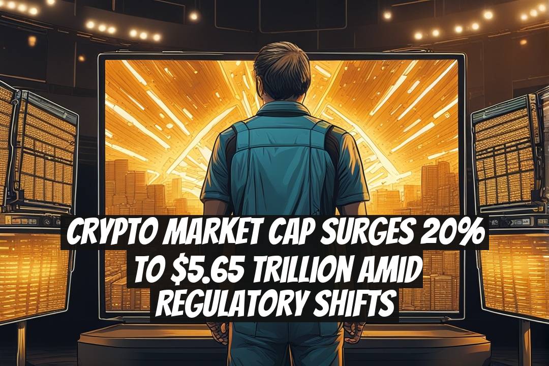 Crypto Market Cap Surges 20% to $5.65 Trillion Amid Regulatory Shifts