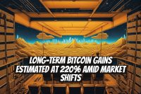 Long-Term Bitcoin Gains Estimated at 220% Amid Market Shifts