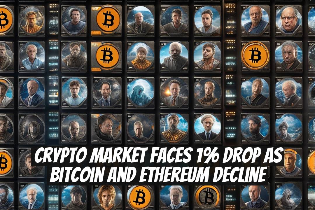 Crypto Market Faces 1% Drop as Bitcoin and Ethereum Decline