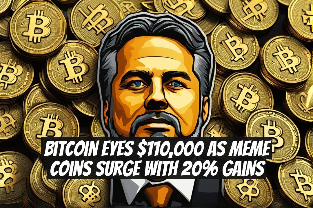 Bitcoin Eyes $110,000 as Meme Coins Surge with 20% Gains