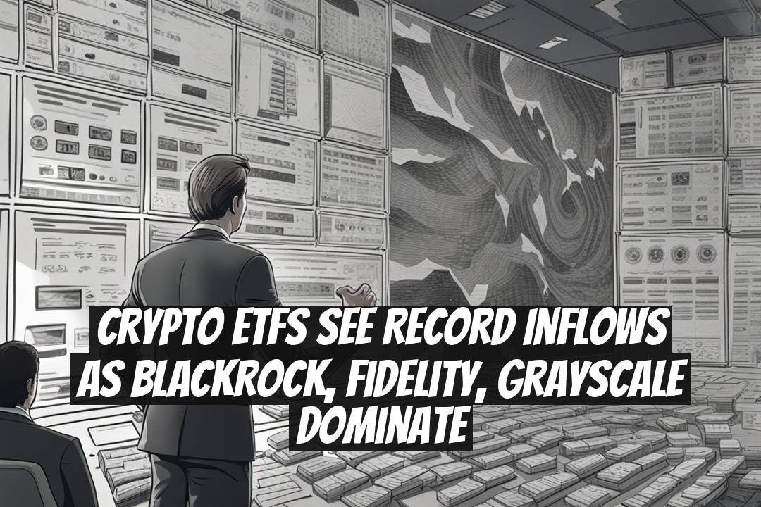 Crypto ETFs See Record Inflows as BlackRock, Fidelity, Grayscale Dominate