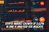 Crypto Market Growth of 2.62% in June Is Analyzed for Insights