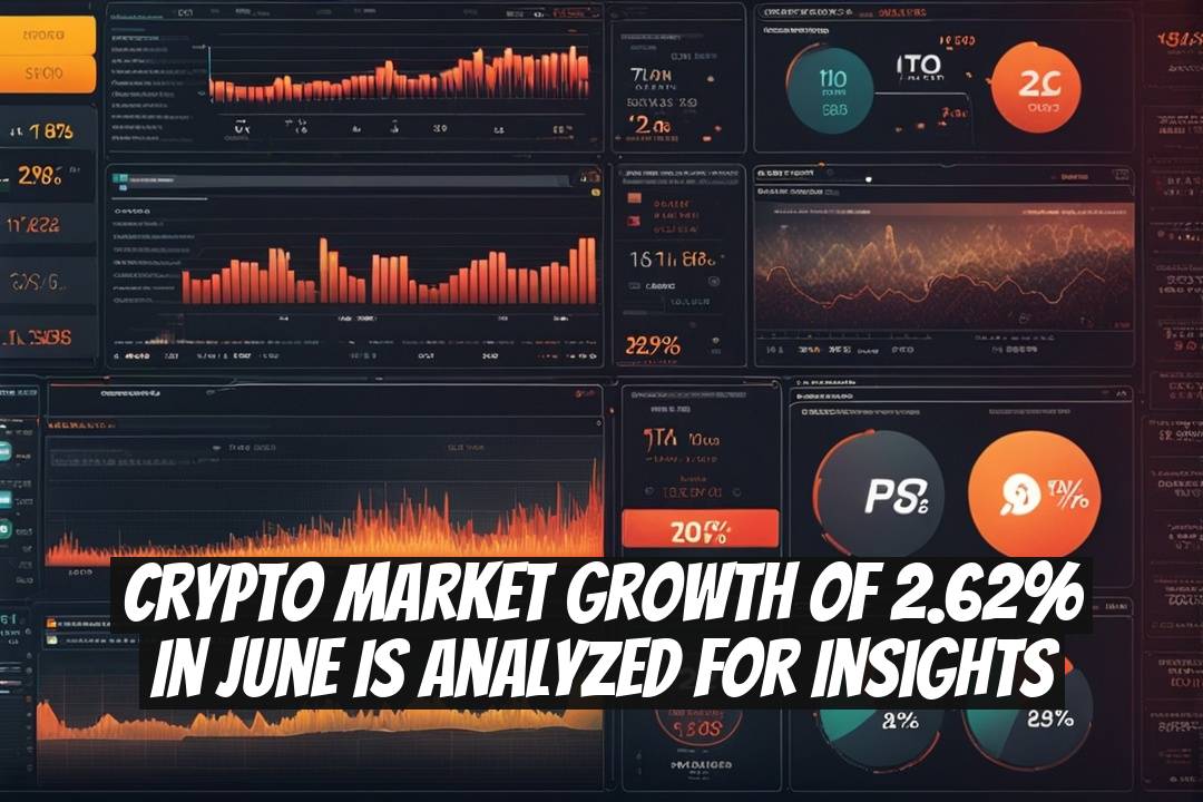 Crypto Market Growth of 2.62% in June Is Analyzed for Insights