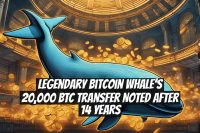 Legendary Bitcoin Whale's 20,000 BTC Transfer Noted After 14 Years