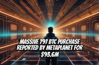 Massive 797 BTC Purchase Reported by Metaplanet for $93.6M