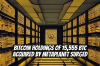 Bitcoin Holdings of 15,555 BTC Acquired by Metaplanet Surged