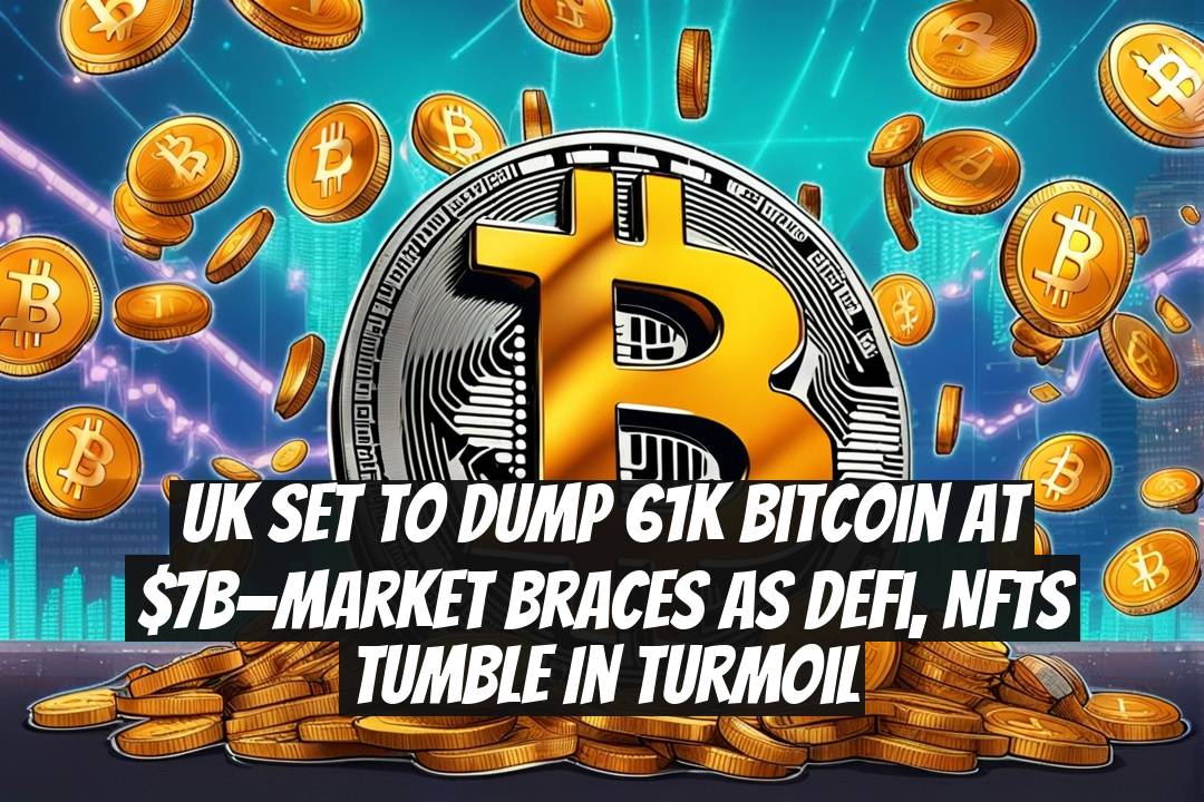 UK Set to Dump 61K Bitcoin at $7B—Market Braces as DeFi, NFTs Tumble in Turmoil