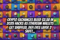 Crypto Exchanges Bleed $2.5B in 2025 Hacks as Ethereum Wallets Get Shuffled, DeFi Eyes Layer 2 Safety Nets