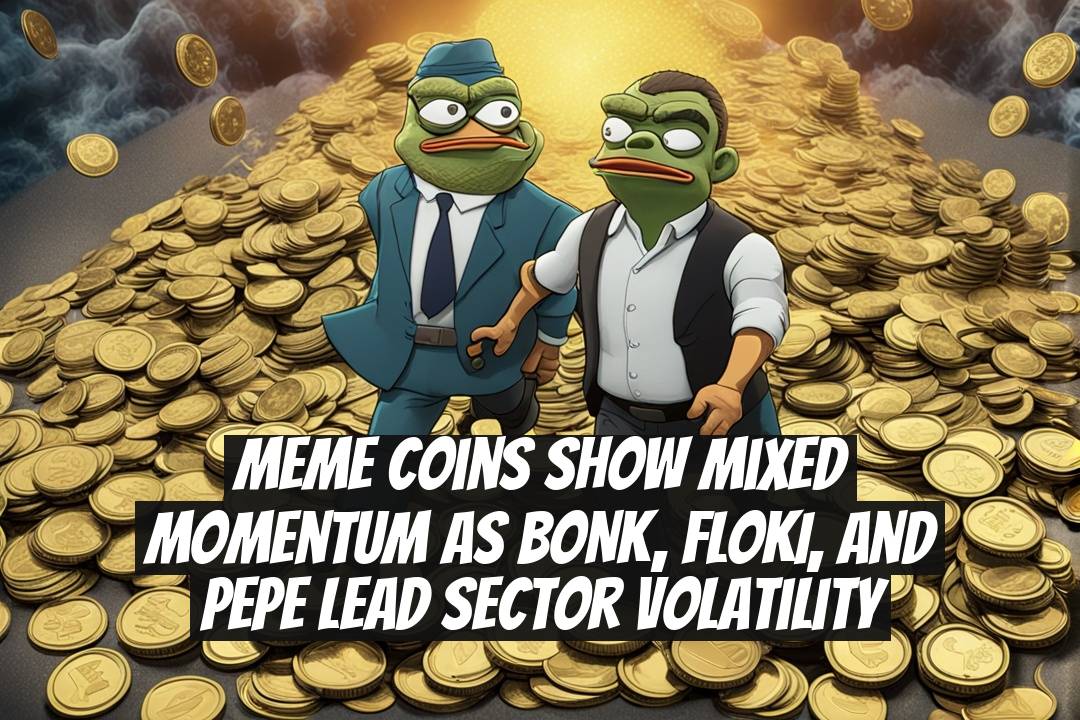 Meme Coins Show Mixed Momentum as BONK, FLOKI, and PEPE Lead Sector Volatility