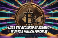 4,225 BTC Acquired by Strategy in $472.5 Million Purchase