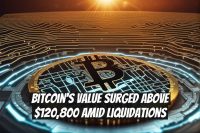 Bitcoin's Value Surged Above $120,800 Amid Liquidations