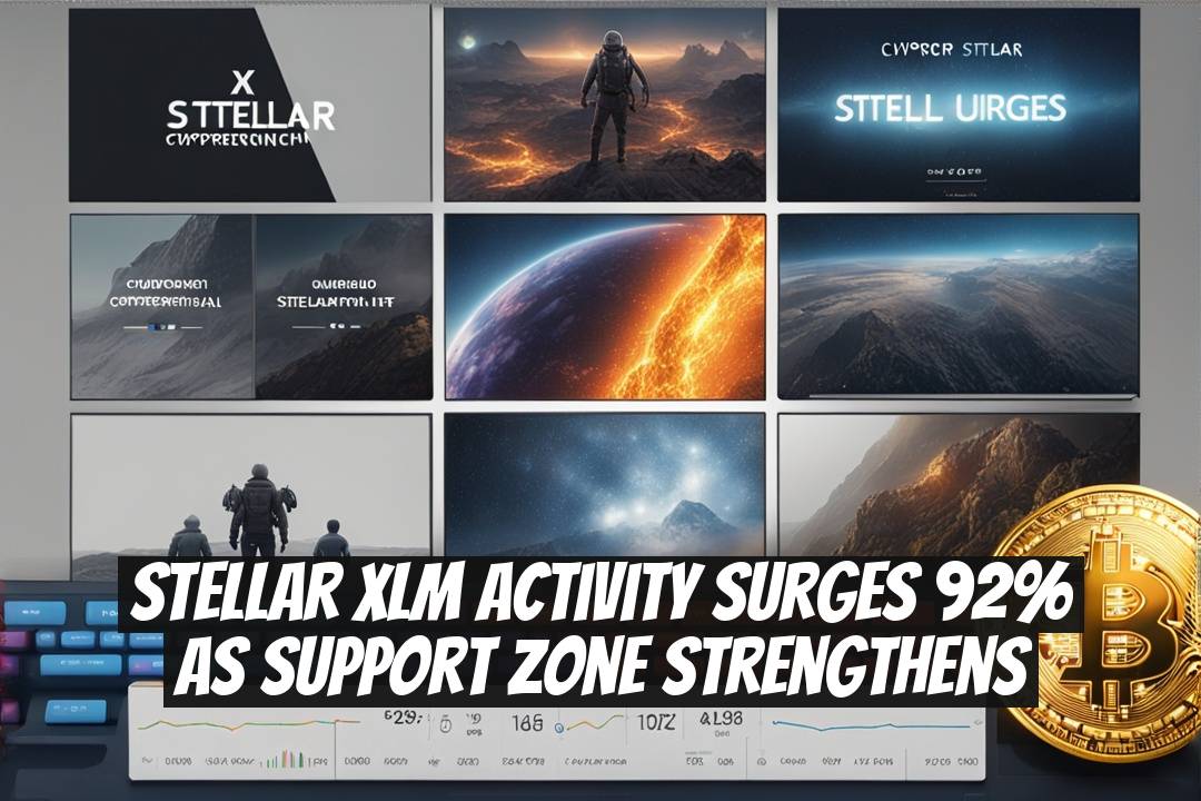 Stellar XLM Activity Surges 92% as Support Zone Strengthens