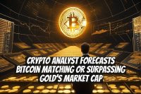 Crypto analyst forecasts Bitcoin matching or surpassing gold’s market cap