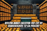 Bitcoin Miner Executive Pay Cut by Shareholders to 64 Percent