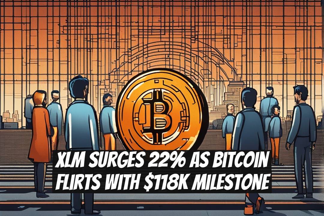 XLM Surges 22% as Bitcoin Flirts with $118K Milestone
