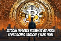 Bitcoin Inflows Plummet as Price Approaches Critical $112K Level