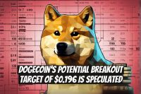 Dogecoin's Potential Breakout Target of $0.196 Is Speculated