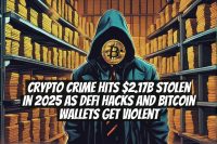 Crypto crime hits $2.17B stolen in 2025 as DeFi hacks and Bitcoin wallets get violent