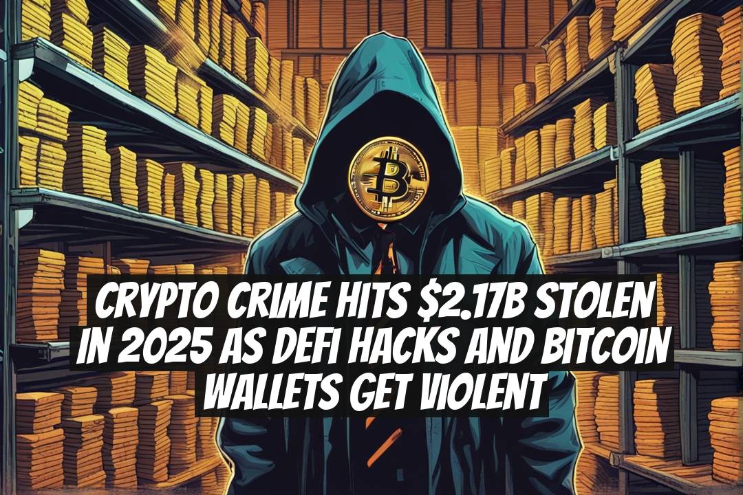 Crypto crime hits $2.17B stolen in 2025 as DeFi hacks and Bitcoin wallets get violent