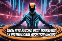 TRON Hits Record USDT Transfers as Institutional Adoption Grows