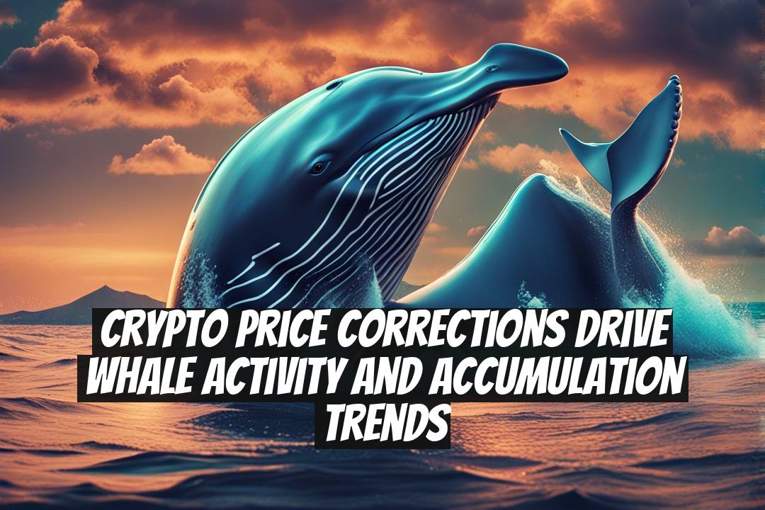 Crypto price corrections drive whale activity and accumulation trends