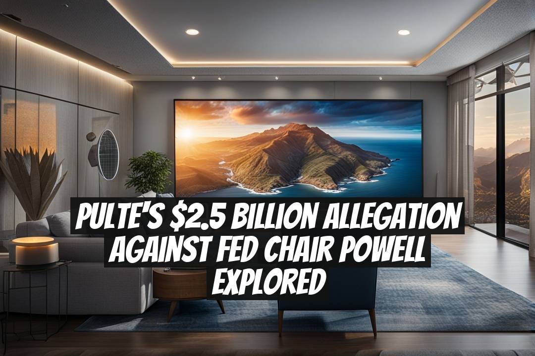 Pulte's $2.5 Billion Allegation Against Fed Chair Powell Explored