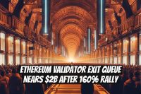 Ethereum Validator Exit Queue Nears $2B After 160% Rally