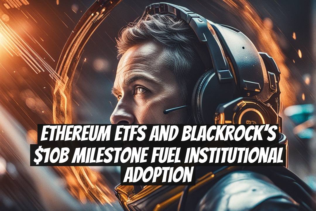 Ethereum ETFs and BlackRock’s $10B Milestone Fuel Institutional Adoption