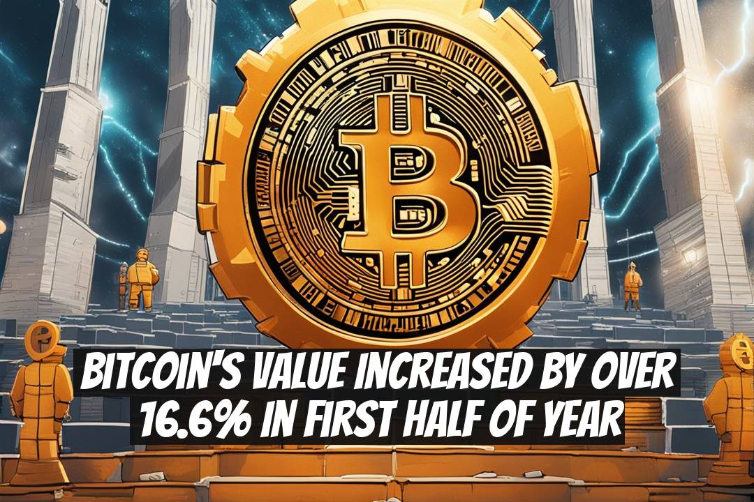 Bitcoin's Value Increased by Over 16.6% in First Half of Year