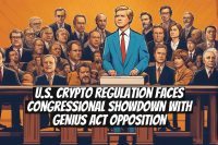 U.S. Crypto Regulation Faces Congressional Showdown With GENIUS Act Opposition