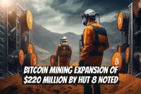 Bitcoin Mining Expansion of $220 Million by Hut 8 Noted