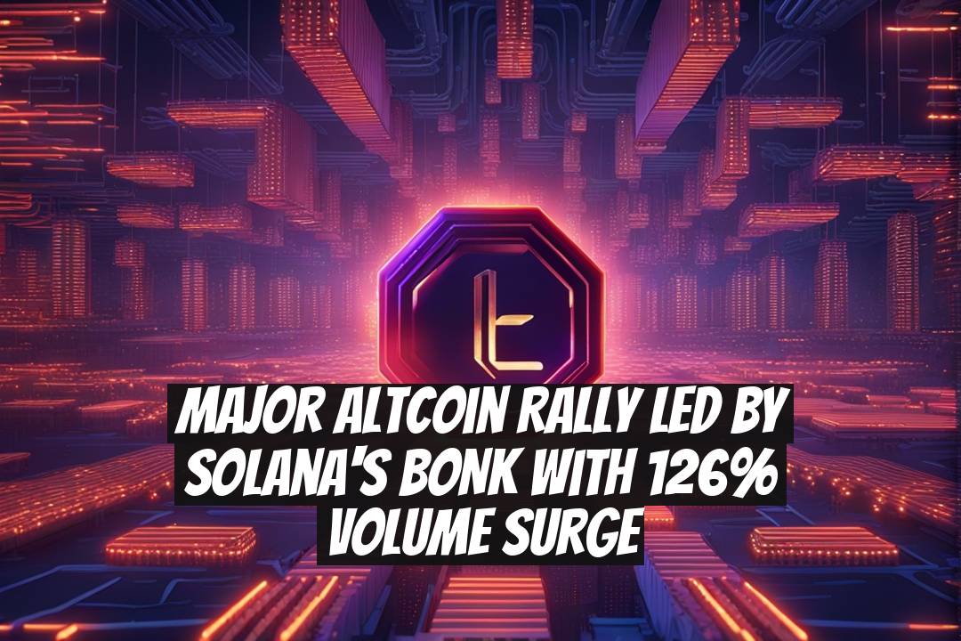 Major Altcoin Rally Led by Solana's BONK with 126% Volume Surge