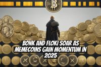 BONK and FLOKI soar as memecoins gain momentum in 2025