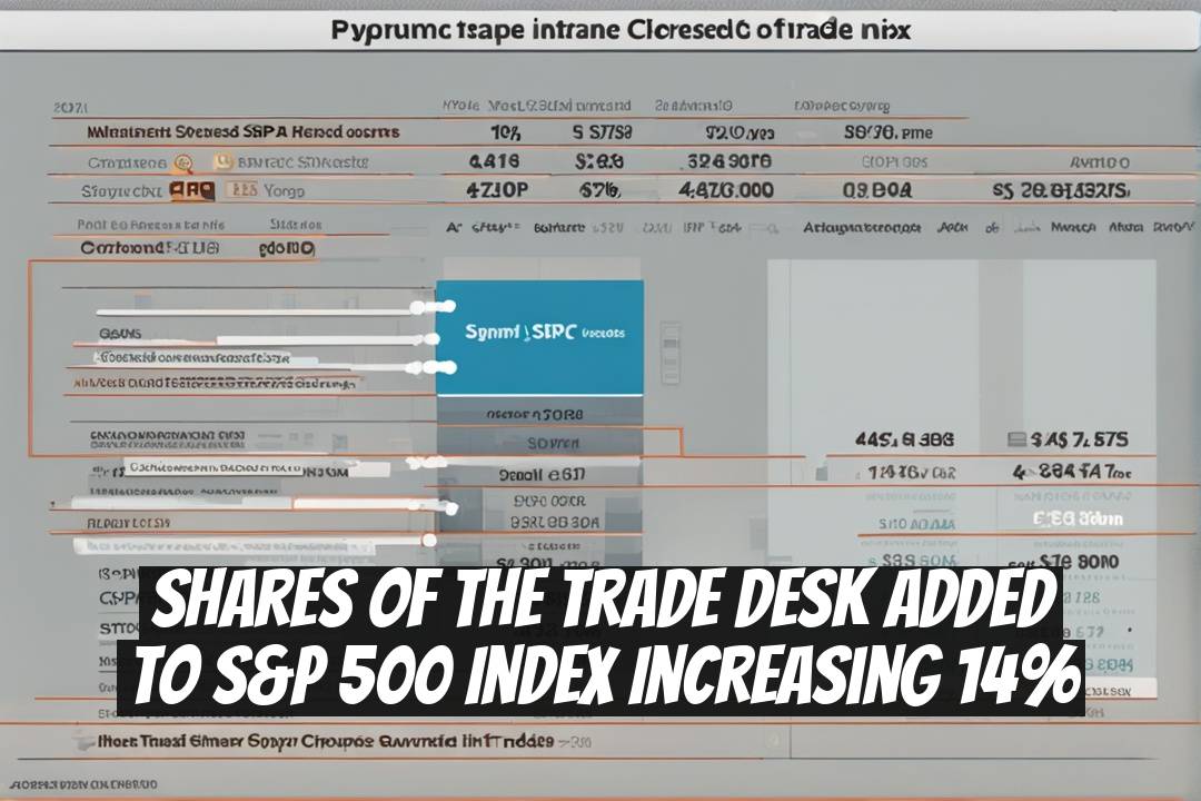 Shares of The Trade Desk Added to S&P 500 Index Increasing 14%