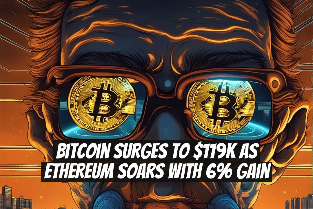 Bitcoin Surges to $119K as Ethereum Soars with 6% Gain