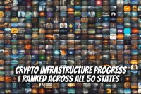 Crypto Infrastructure Progress Ranked Across All 50 States