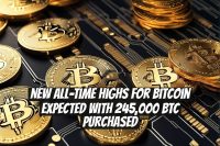 New All-Time Highs for Bitcoin Expected with 245,000 BTC Purchased