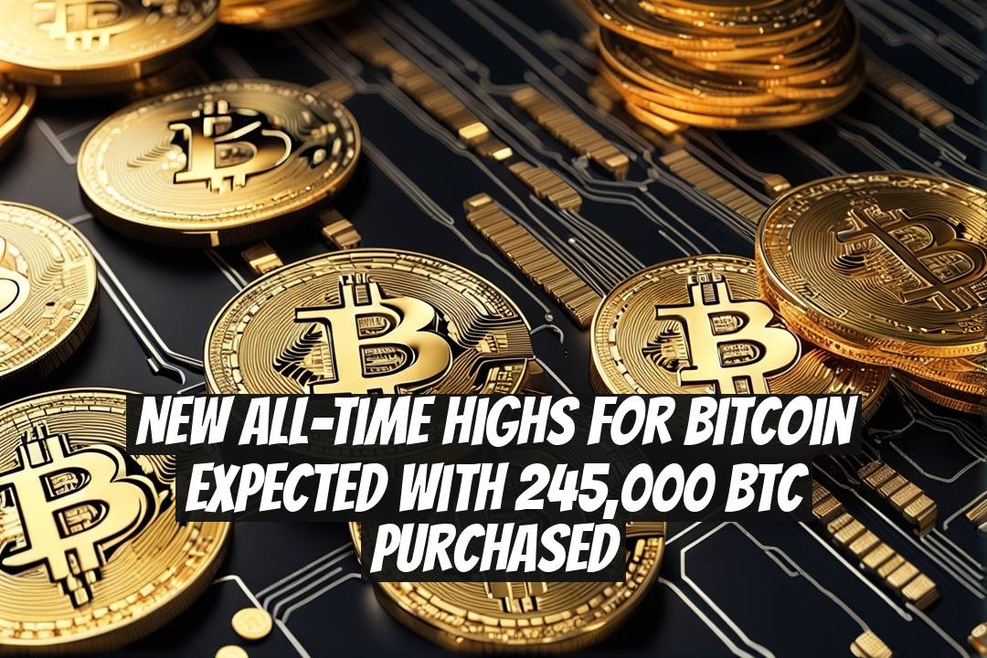 New All-Time Highs for Bitcoin Expected with 245,000 BTC Purchased