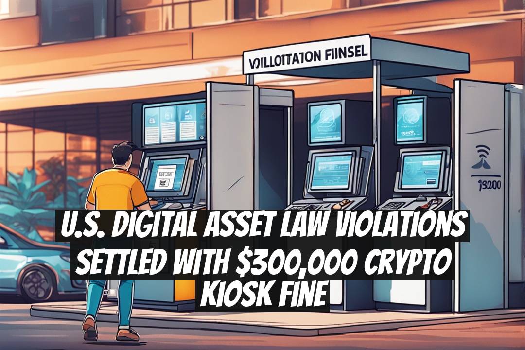 U.S. Digital Asset Law Violations Settled With $300,000 Crypto Kiosk Fine