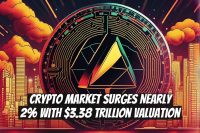 Crypto Market Surges Nearly 2% with $3.38 Trillion Valuation