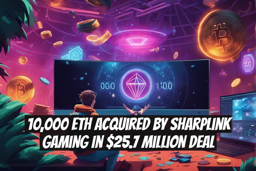 10,000 ETH Acquired by Sharplink Gaming in $25.7 Million Deal
