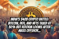 India’s $42B crypto battle: Bitcoin, DeFi, and NFTs taxed at 30% but reform looms after mass offshore flight and wallet shakeups