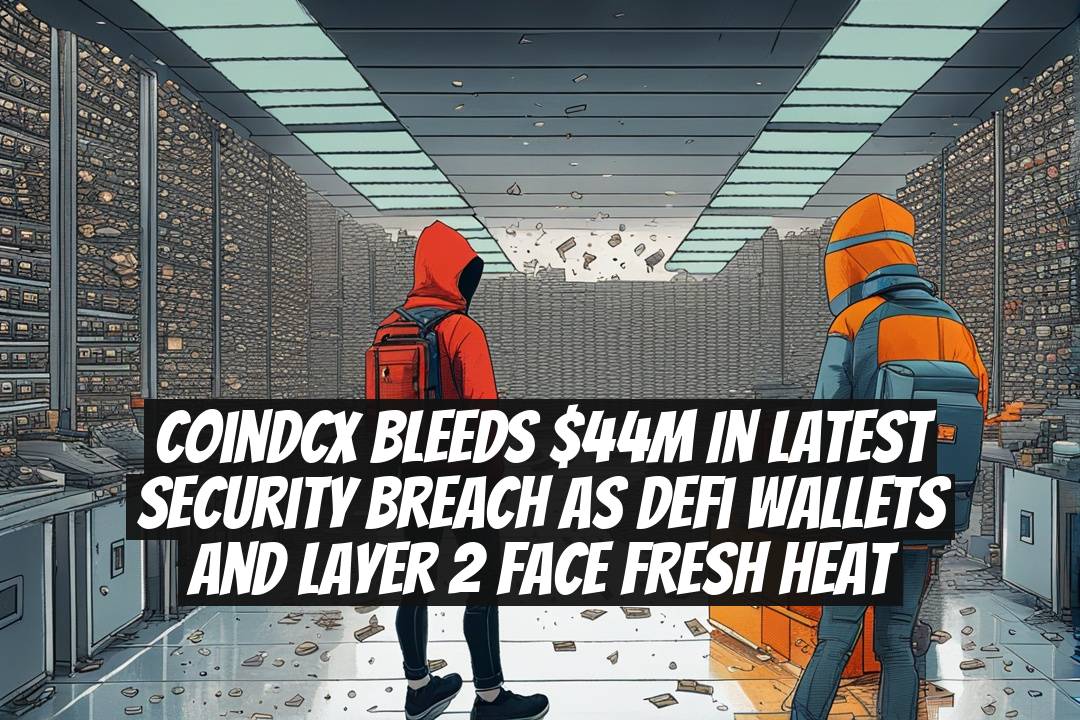 CoinDCX bleeds $44M in latest security breach as DeFi wallets and Layer 2 face fresh heat