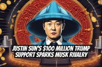 Justin Sun's $100 Million Trump Support Sparks Musk Rivalry