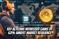 Key Altcoins Witnessed Gains of 62% Amidst Market Resilience