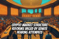 Crypto Market Structure Reforms Urged by Senate Hearing Attendees