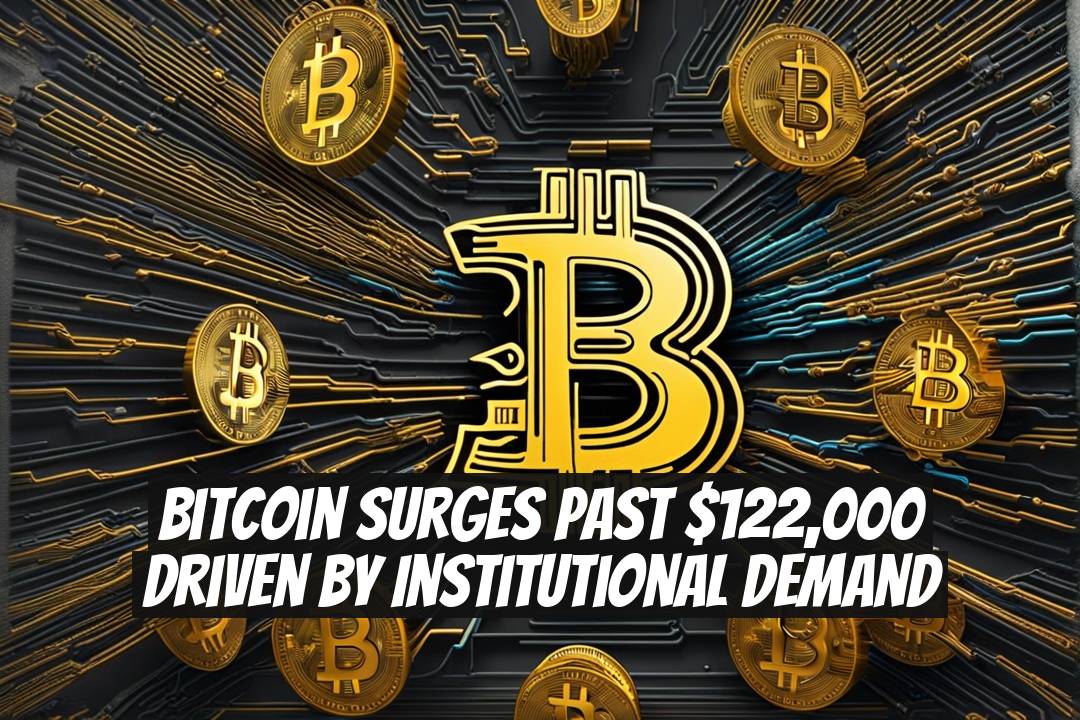 Bitcoin Surges Past $122,000 Driven by Institutional Demand