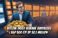 Bitcoin Trust Revenue Surpasses S&P 500 ETF by $0.1 Million