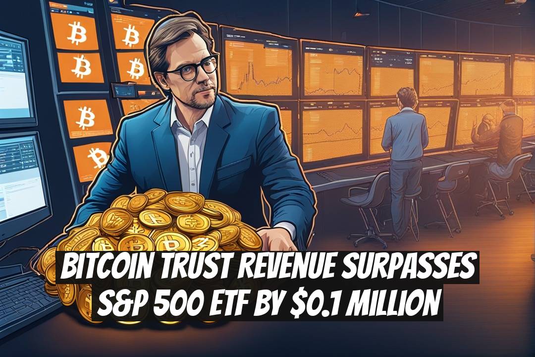 Bitcoin Trust Revenue Surpasses S&P 500 ETF by $0.1 Million